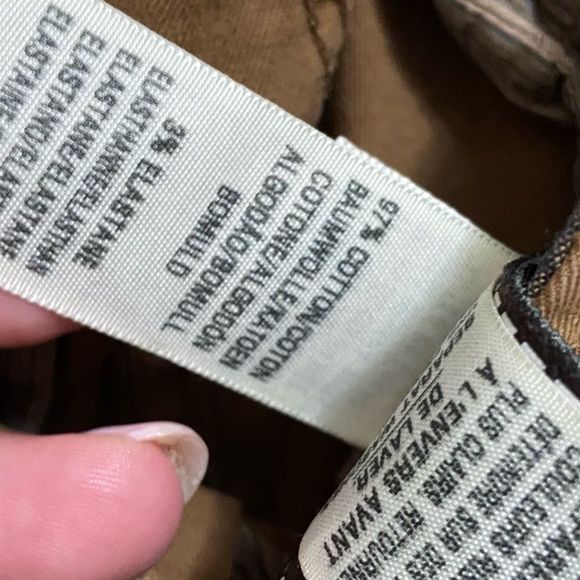 7 For All Mankind Sz 29 Cropped Maggee Pant Jean Ginger AN6221981 Toffee - Picture 8 of 9